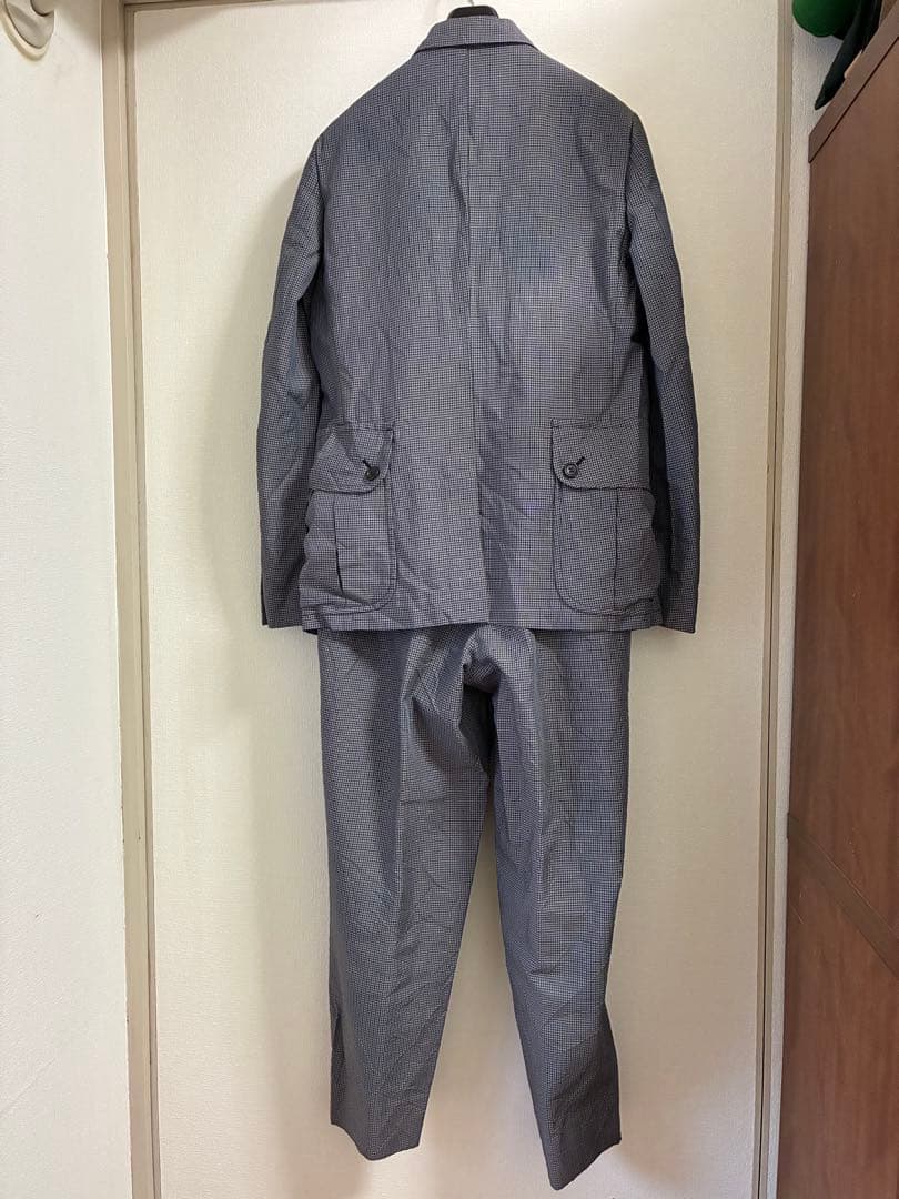 T*K様 コムデギャルソンHOMME DEUX ポリ縮チェック柄 セットアップ