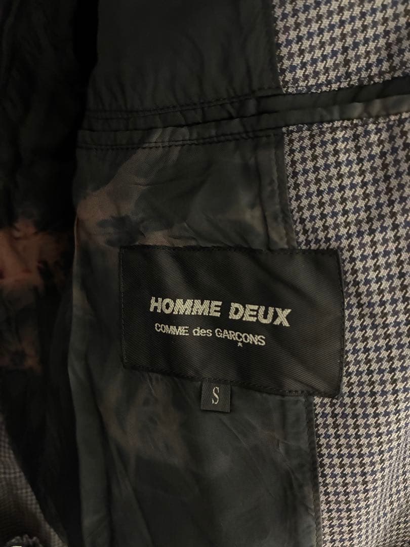 T*K様 コムデギャルソンHOMME DEUX ポリ縮チェック柄 セットアップ