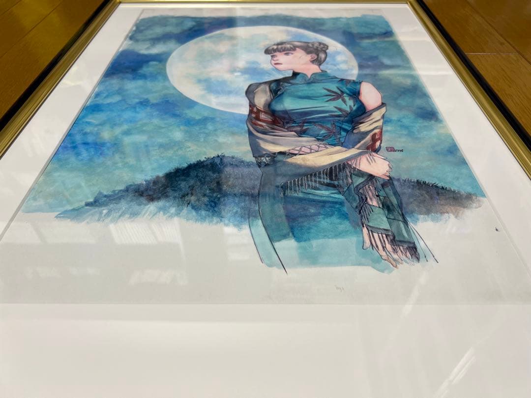 鶴田謙二 直筆サイン入り複製原画 「チャイナさん 1」