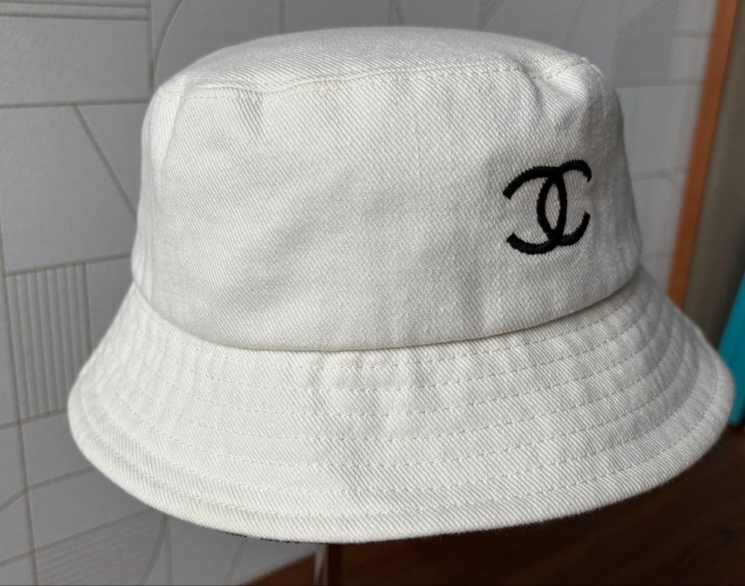CHANEL 2024 バケットハット ホワイト