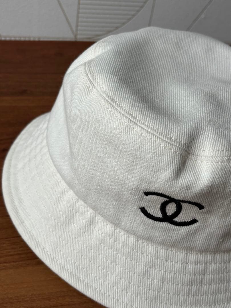 CHANEL 2024 バケットハット ホワイト