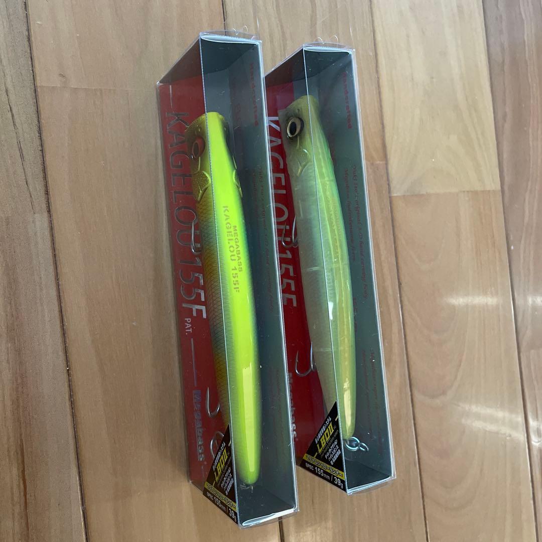 【新品】メガバス カゲロウ155F チャート系 2個セット