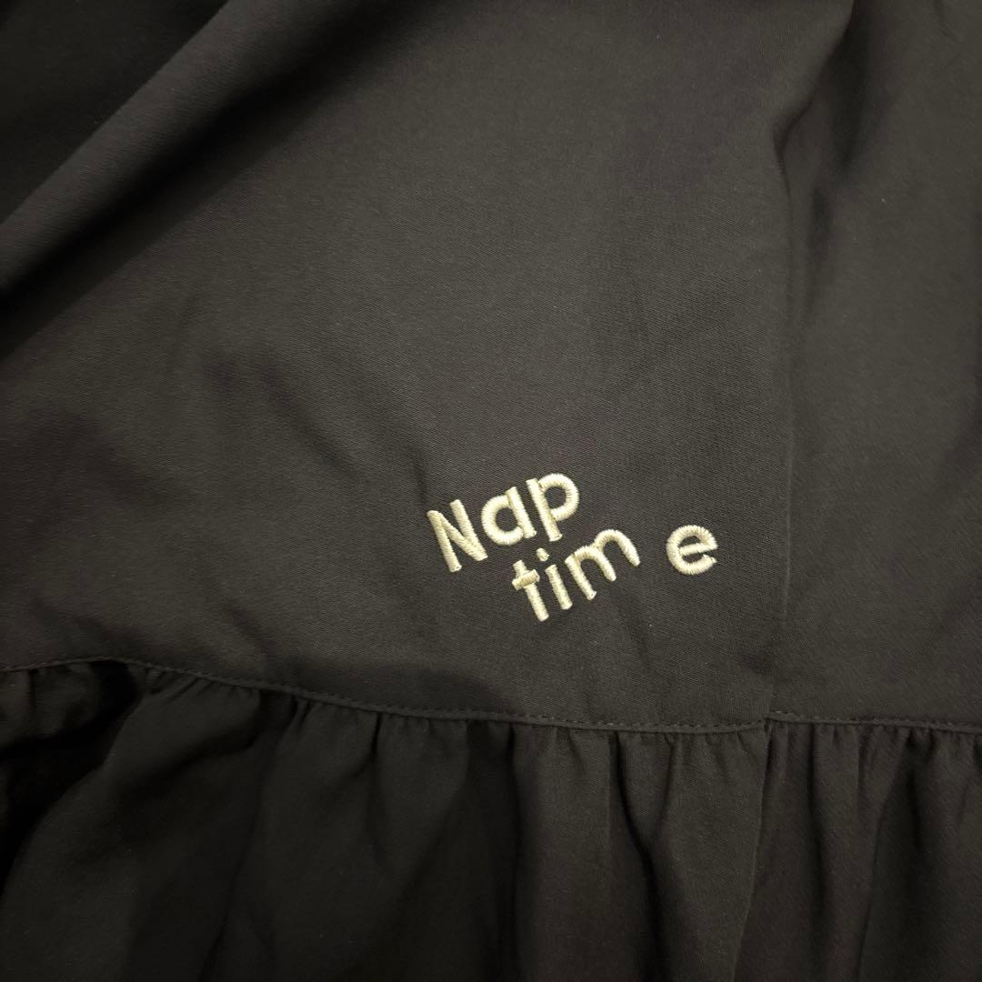 パフスリーブティアードワンピース naptime