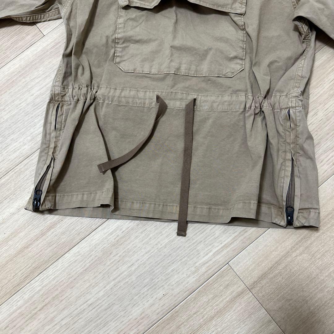 デニムダンガリー ベージュ ジャケット 130