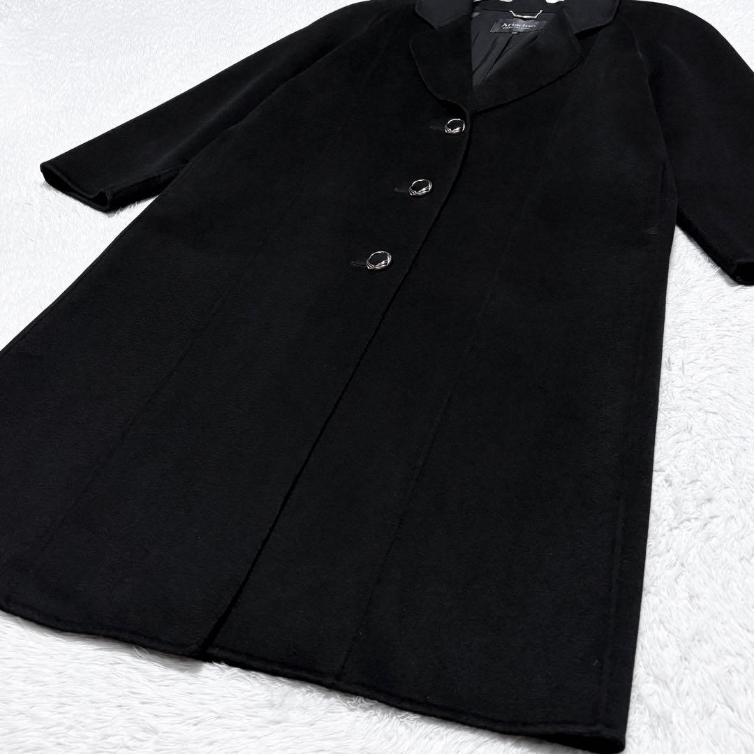 【美品】ロロピアーナ 大きいサイズ カシミヤ リバーコート 上品 高級