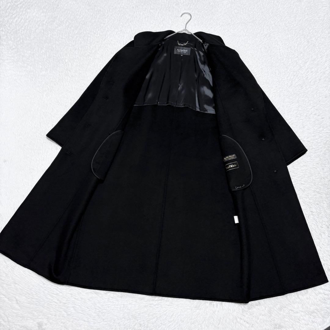 【美品】ロロピアーナ 大きいサイズ カシミヤ リバーコート 上品 高級