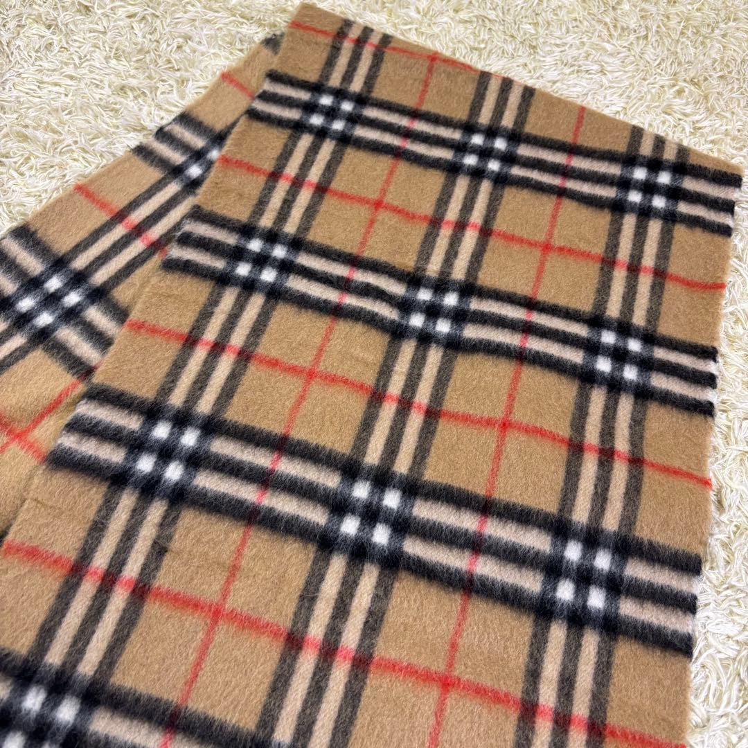 タグ付き新品　バーバリーズ　ノバチェック　高品質　カシミヤ100% マフラー