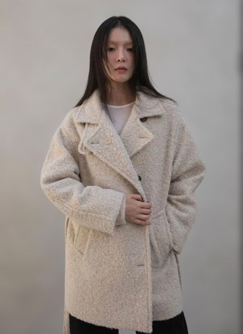 OHOTORO Boucle 2way Half Coat オオトロ　コート