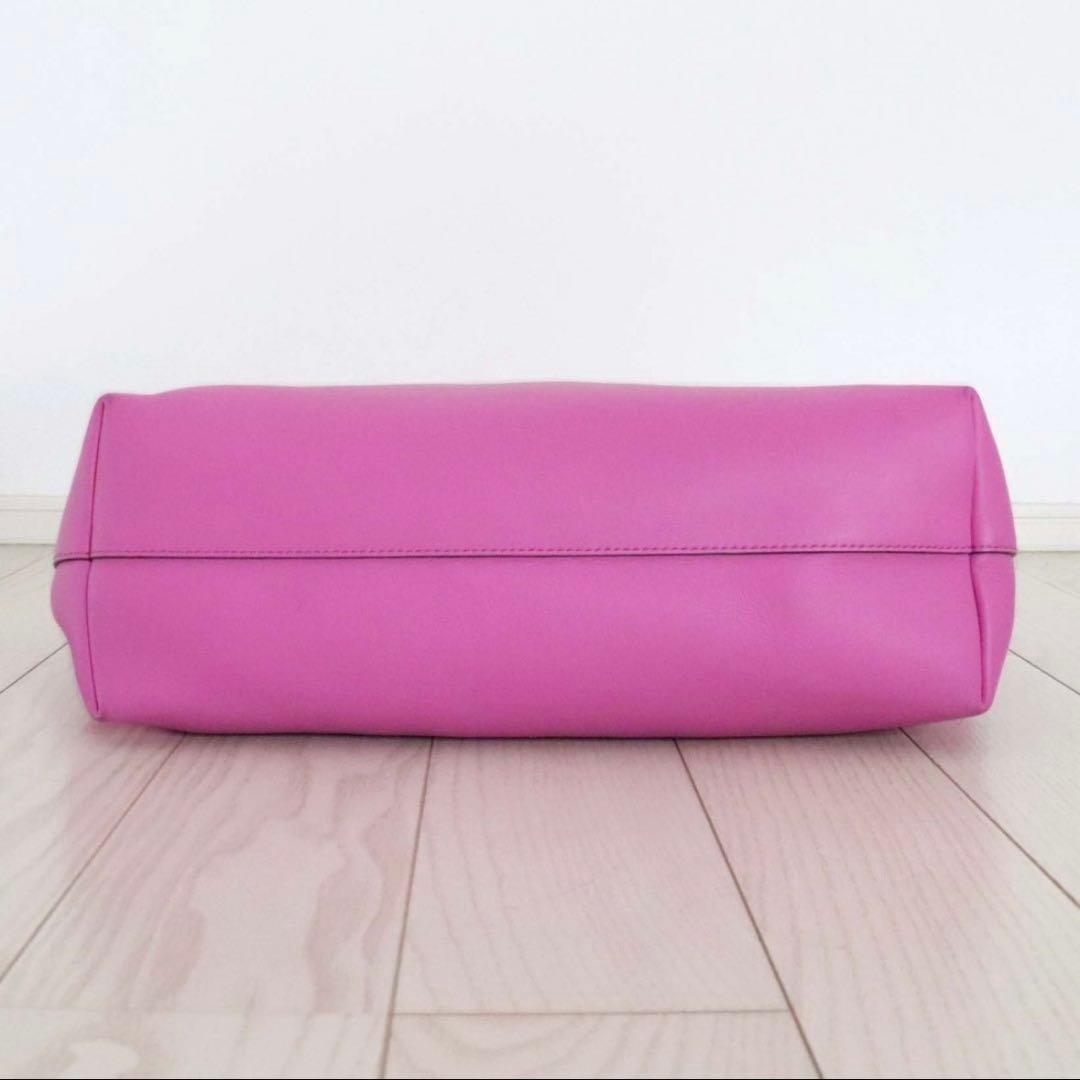 アニヤハインドマーチ イーブリー ショッパー ウインク トート バッグ ピンク