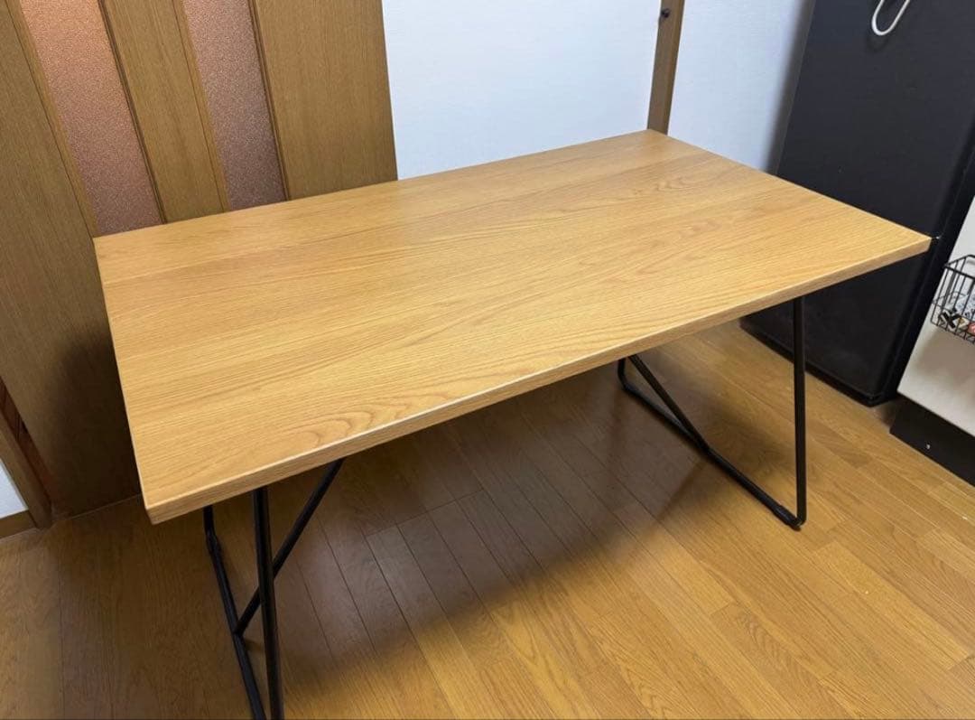 ブドウグミ　無印良品/MUJI 折りたたみテーブル 幅120cm オーク材