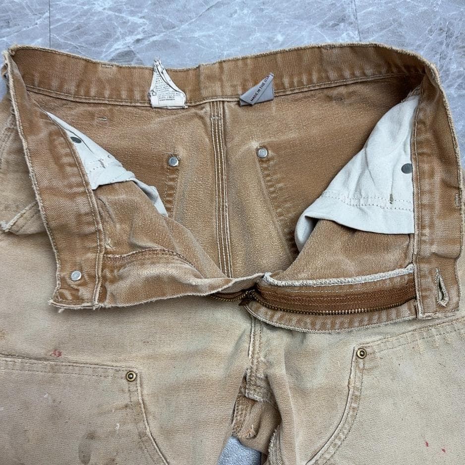 スペシャル フェード Carhartt USA ダブルニーペインターパンツ 32