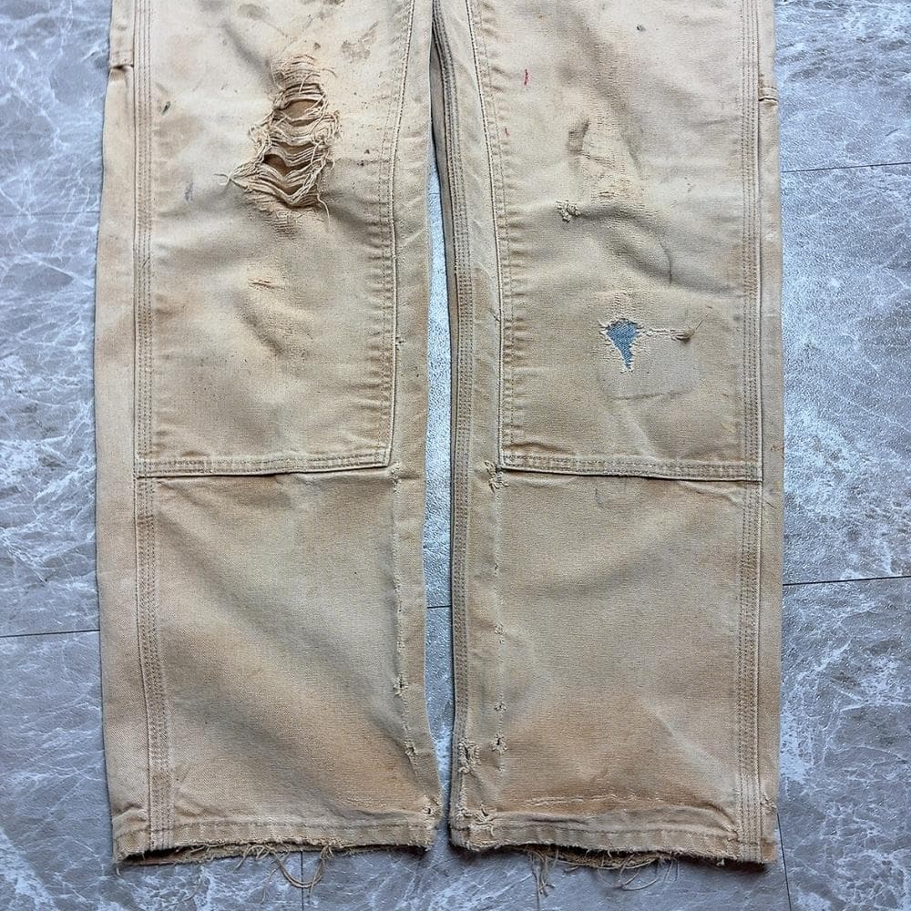 スペシャル フェード Carhartt USA ダブルニーペインターパンツ 32