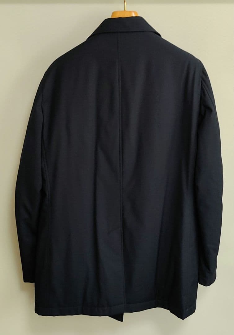 HERNO ヘルノ 中綿　ダブルコート ネイビー　ヘルノテック　XL