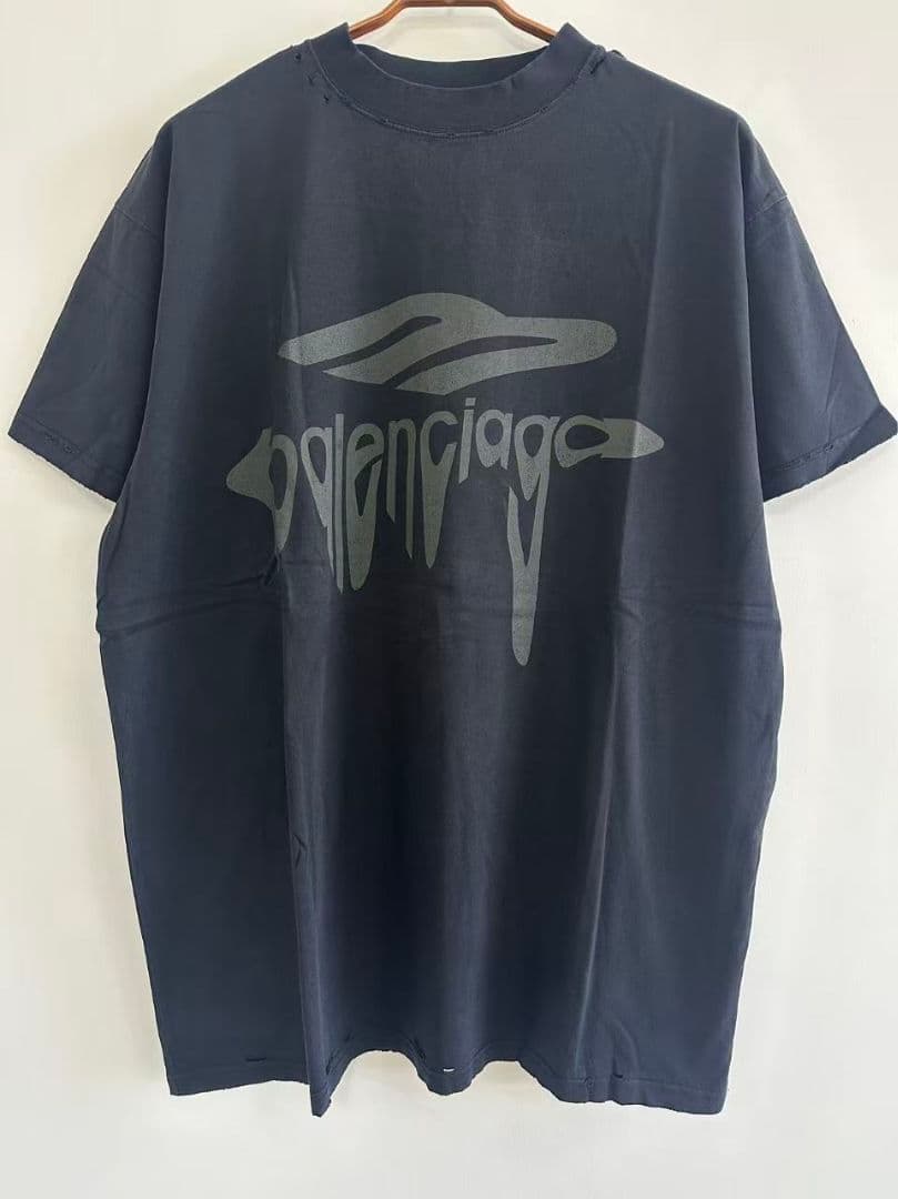 balenciaga バレンシアガ 新品同様 ダークグレー Tシャツ