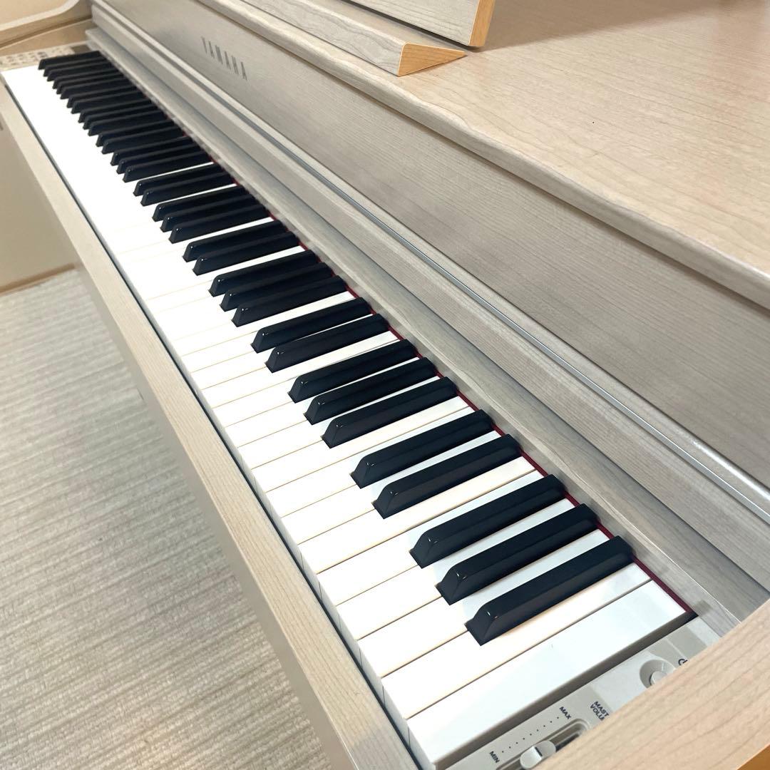 専用！YAMAHA クラビノーバ CLP-645 木製鍵盤 ホワイト 電子ピアノ