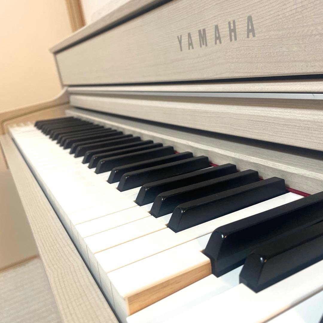 専用！YAMAHA クラビノーバ CLP-645 木製鍵盤 ホワイト 電子ピアノ