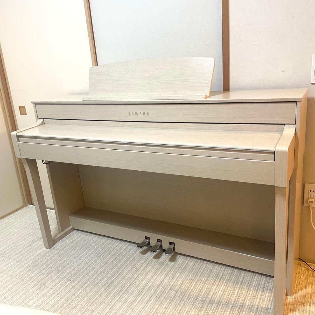 専用！YAMAHA クラビノーバ CLP-645 木製鍵盤 ホワイト 電子ピアノ