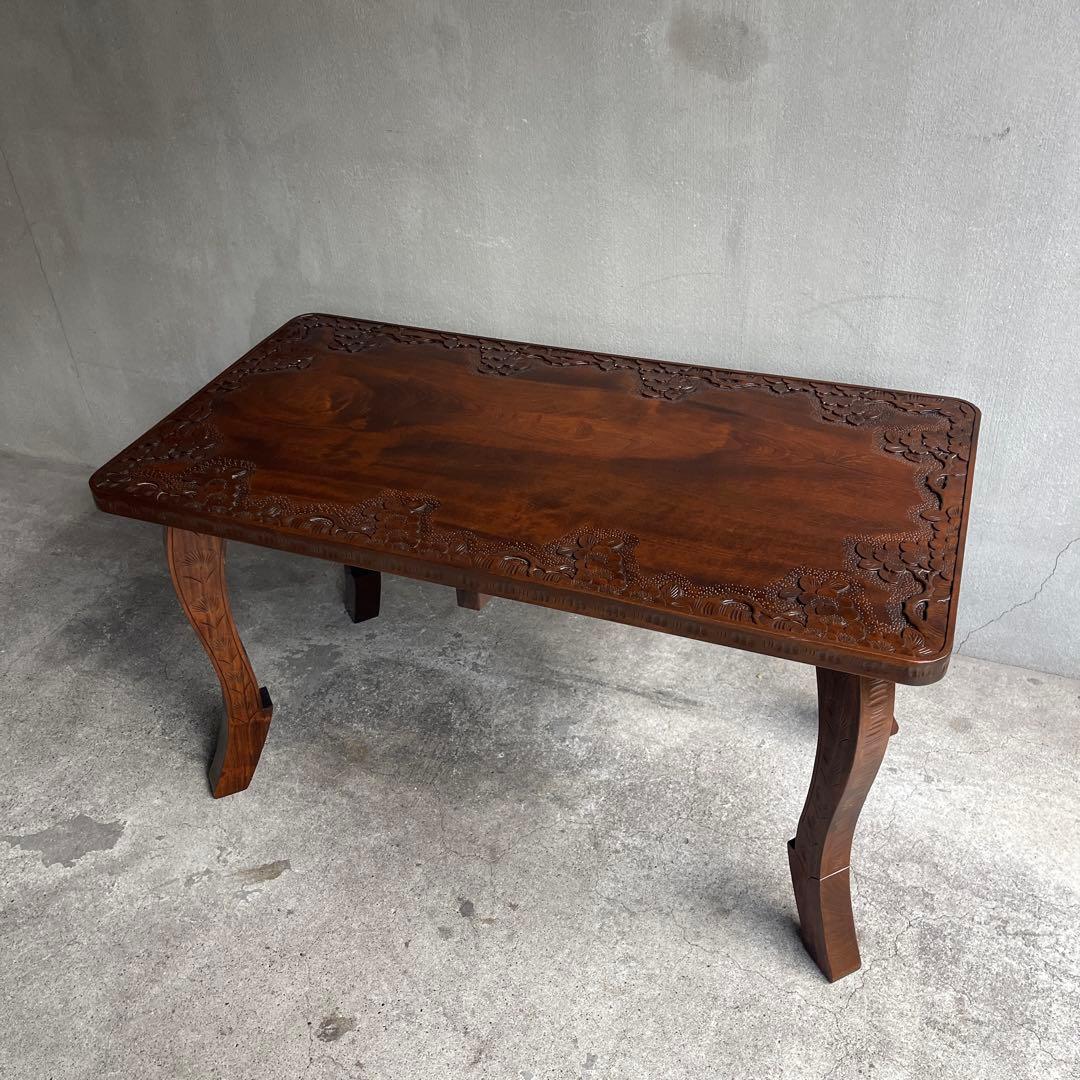 軽井沢彫　センターテーブル