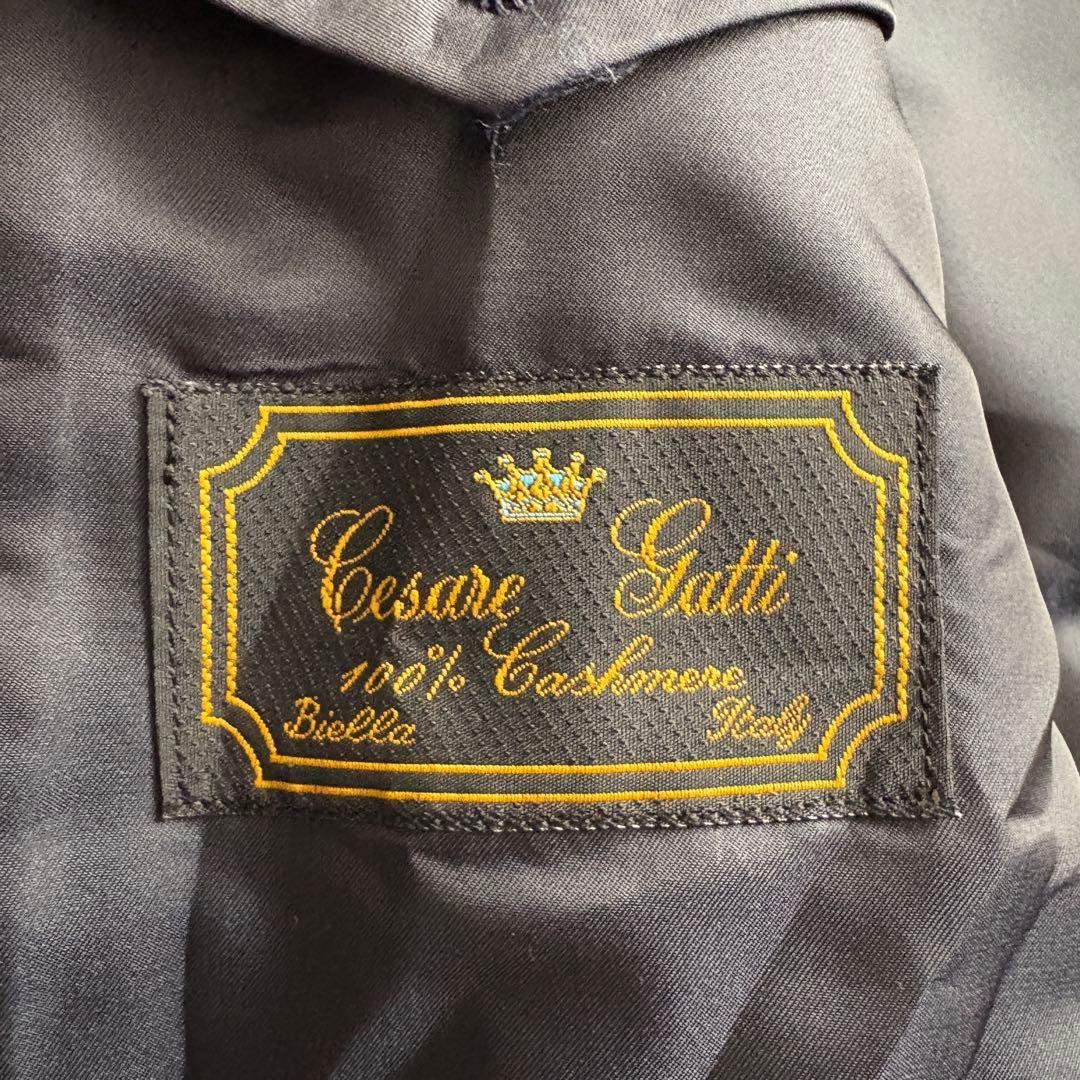 上質✨Oriental カシミヤチェスターロングコート 濃紺 メンズXL相当