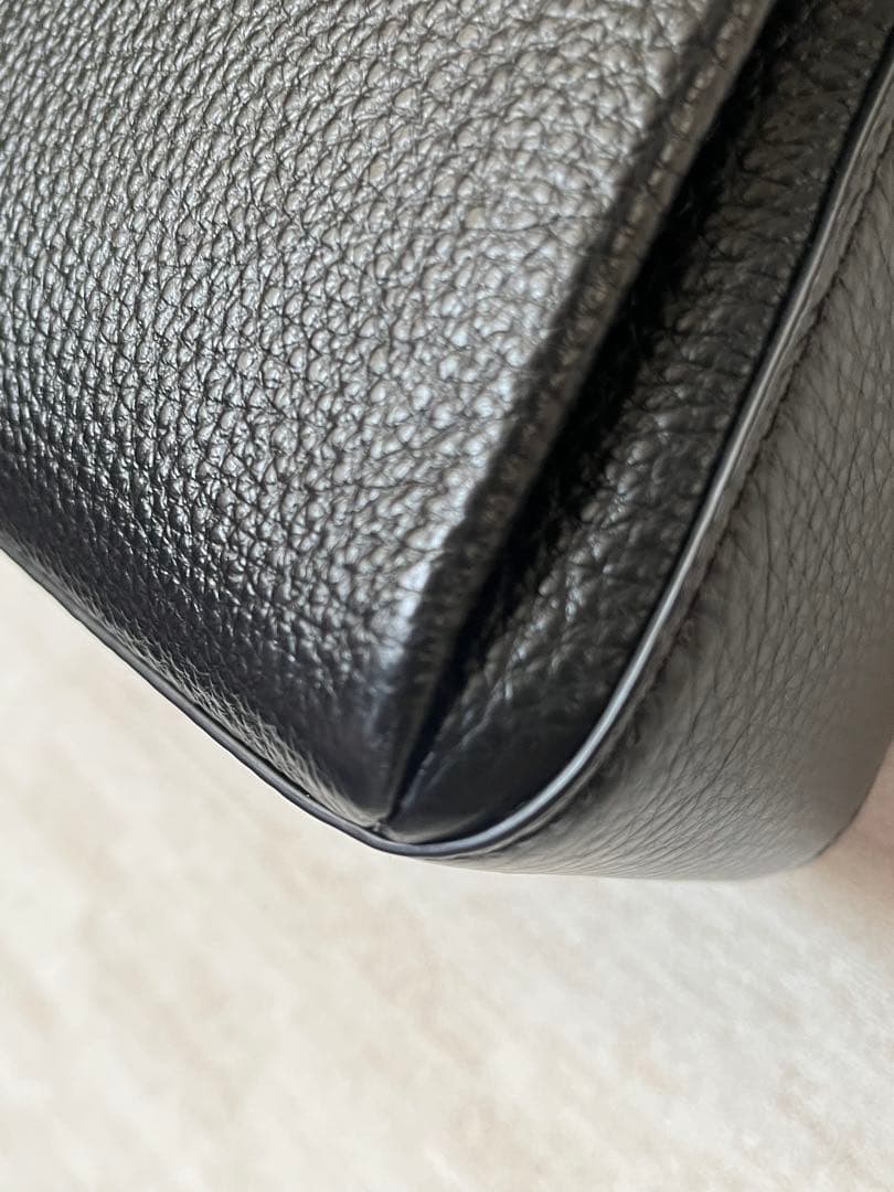 極美品✨COACH ブラックレザー 2wayショルダーバッグ　斜め掛け・肩掛け