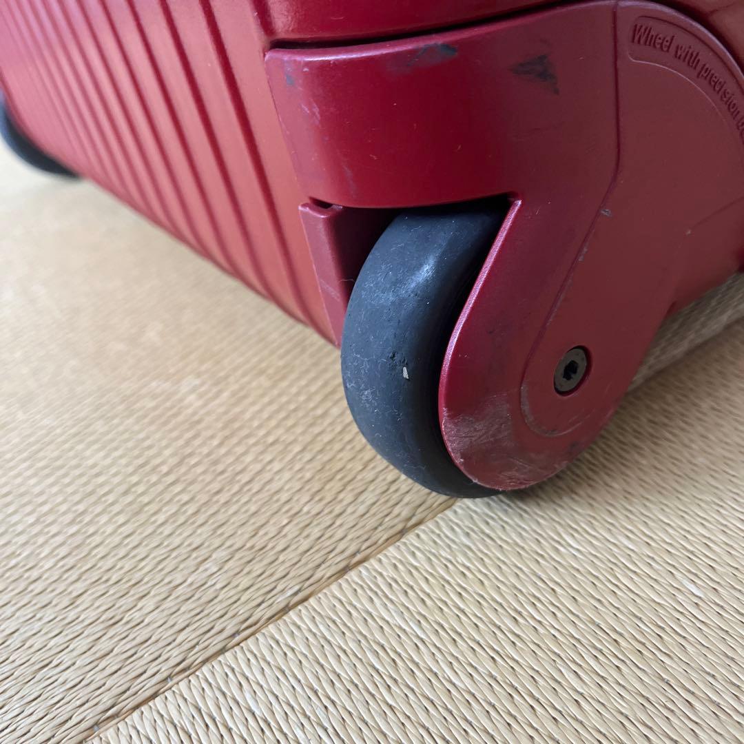 【専用】RIMOWA 　赤　レッド　2輪　リモワ