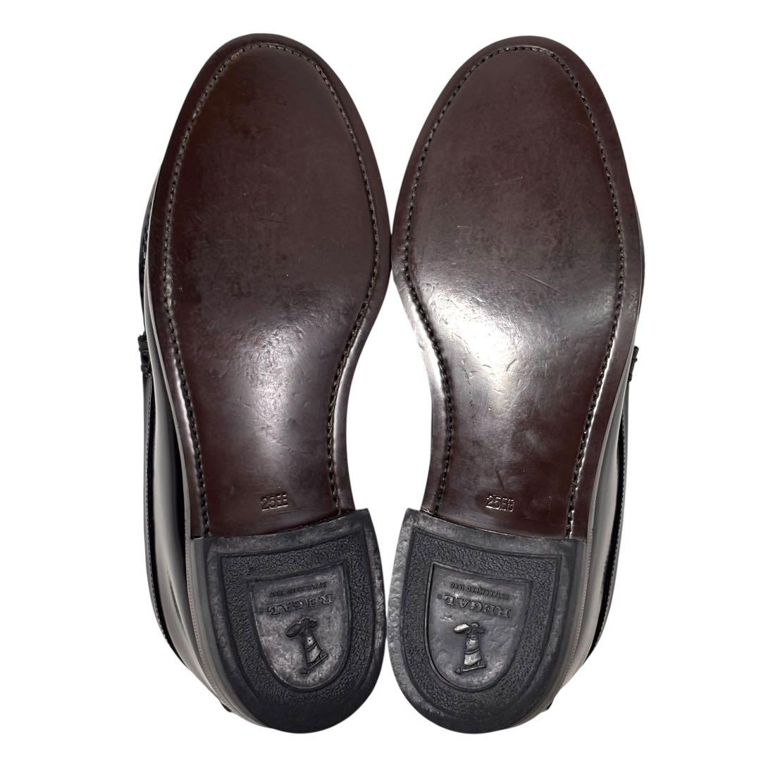 美品 リーガル 2167 25 コブラヴァンプ ローファー レザー ブラック 黒