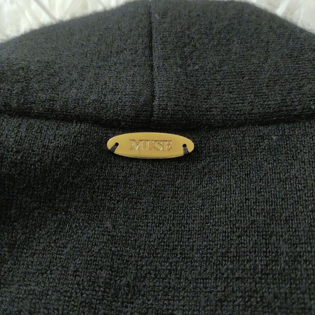 MUSE ドゥーズィエムクラス スムースニットガウンコート