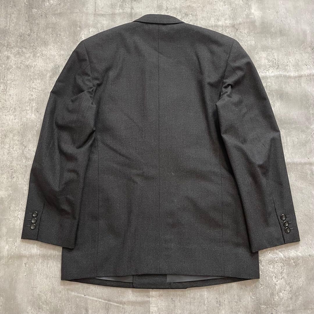 3点セット✨ ダブル スーツ セットアップ ダークグレー ピンズ 成人式 M