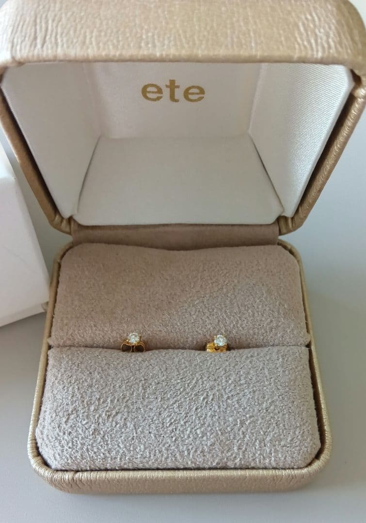 ete 　ダイヤモンド　ピアス　ブライト 1.0ct