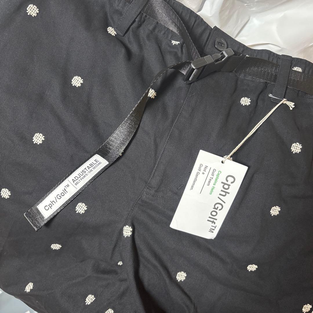 フォロー割引あり　今季新作　キャプテンズヘルムゴルフ　メンズ　パンツ　黒M