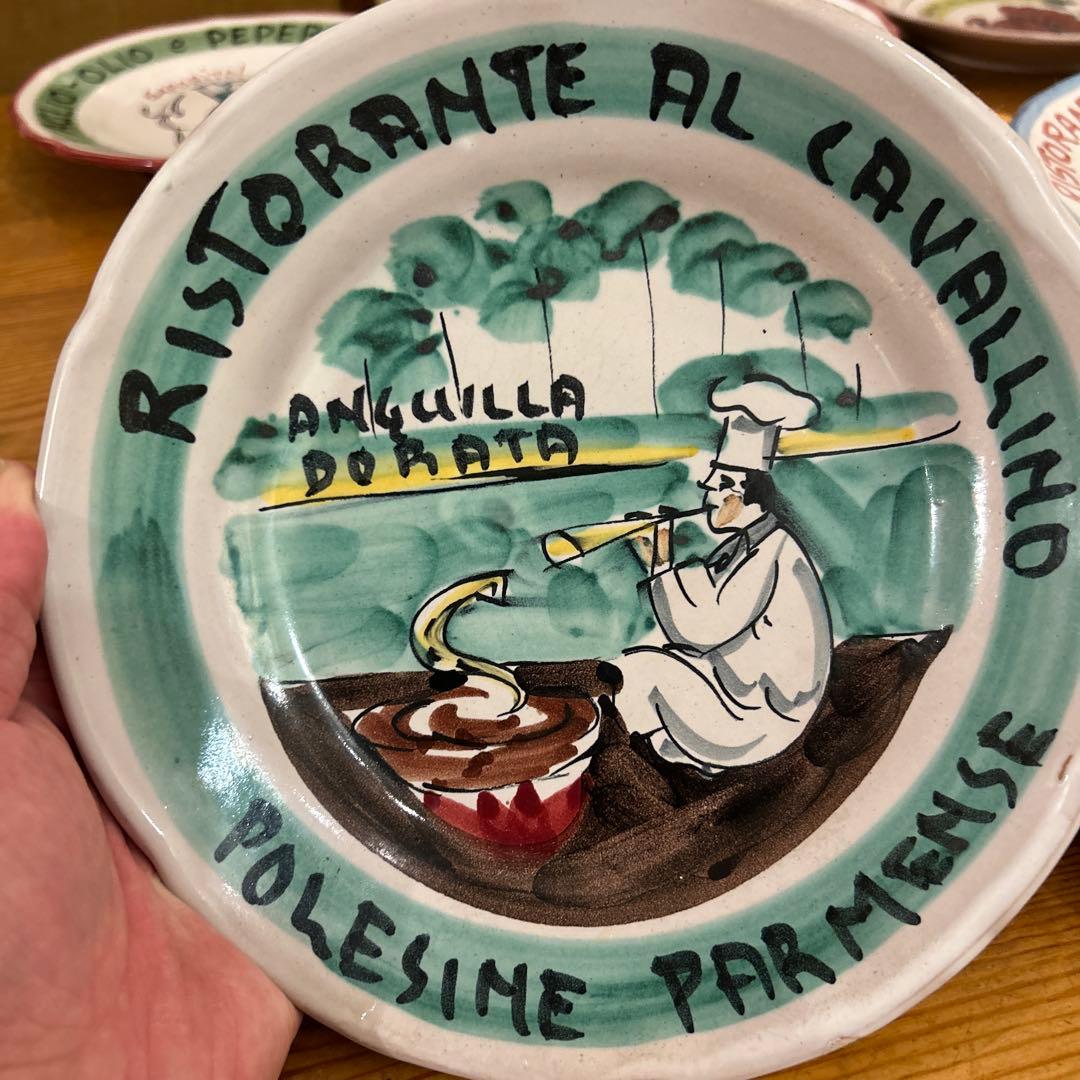 ブオンリコルド　BUON RICORDO 手描きイタリアンレストラン皿