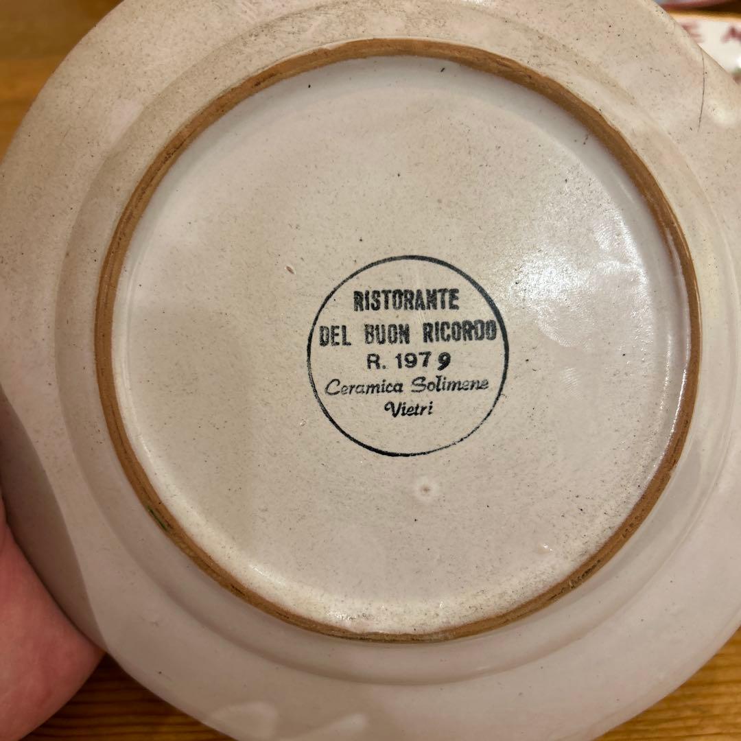 ブオンリコルド　BUON RICORDO 手描きイタリアンレストラン皿