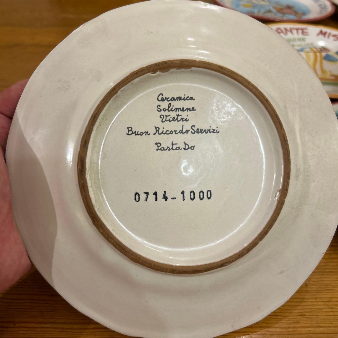 ブオンリコルド　BUON RICORDO 手描きイタリアンレストラン皿