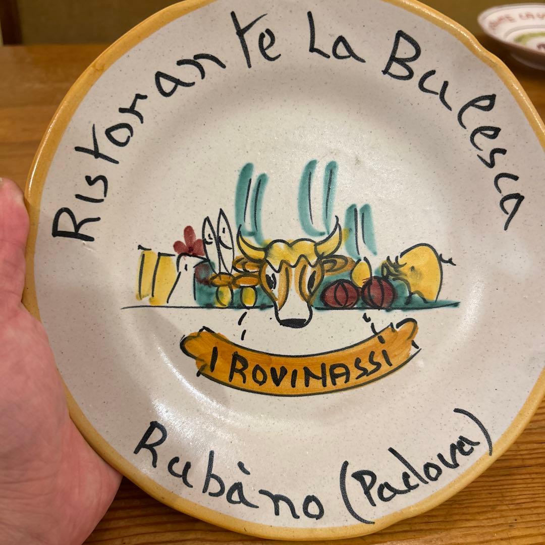 ブオンリコルド　BUON RICORDO 手描きイタリアンレストラン皿