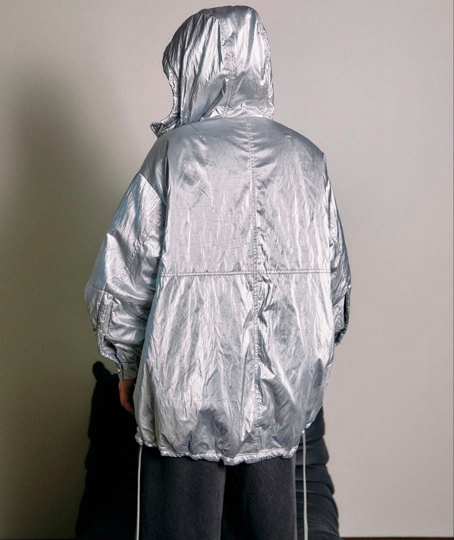 maisonspecial エナメル パッファー ブルゾン