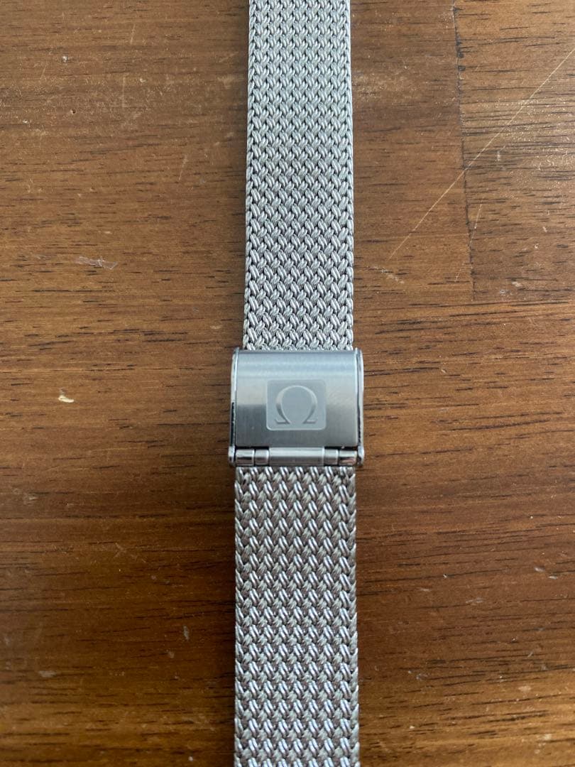 オメガ ステンレススチール メッシュベルト 18mm