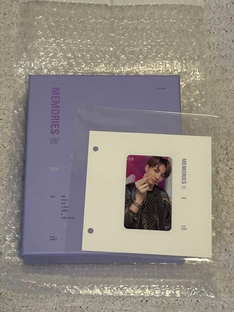 BTS MEMORIES OF 2018 メモリーズ　ジョングク　トレカ付き