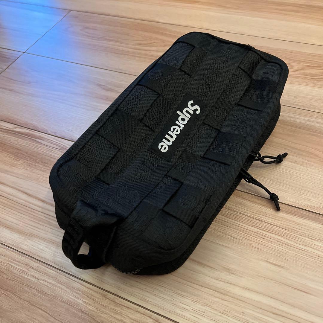 Supreme ブラック ユーティリティバッグ