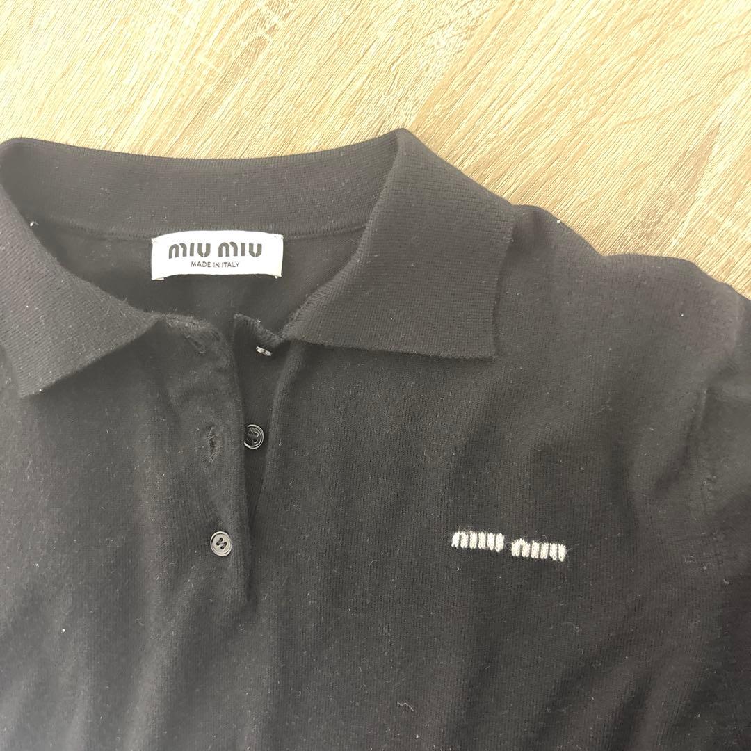 miu miu ニットポロ