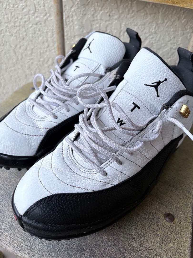 Air Jordan 12 Golf ホワイト/ブラック　26.5