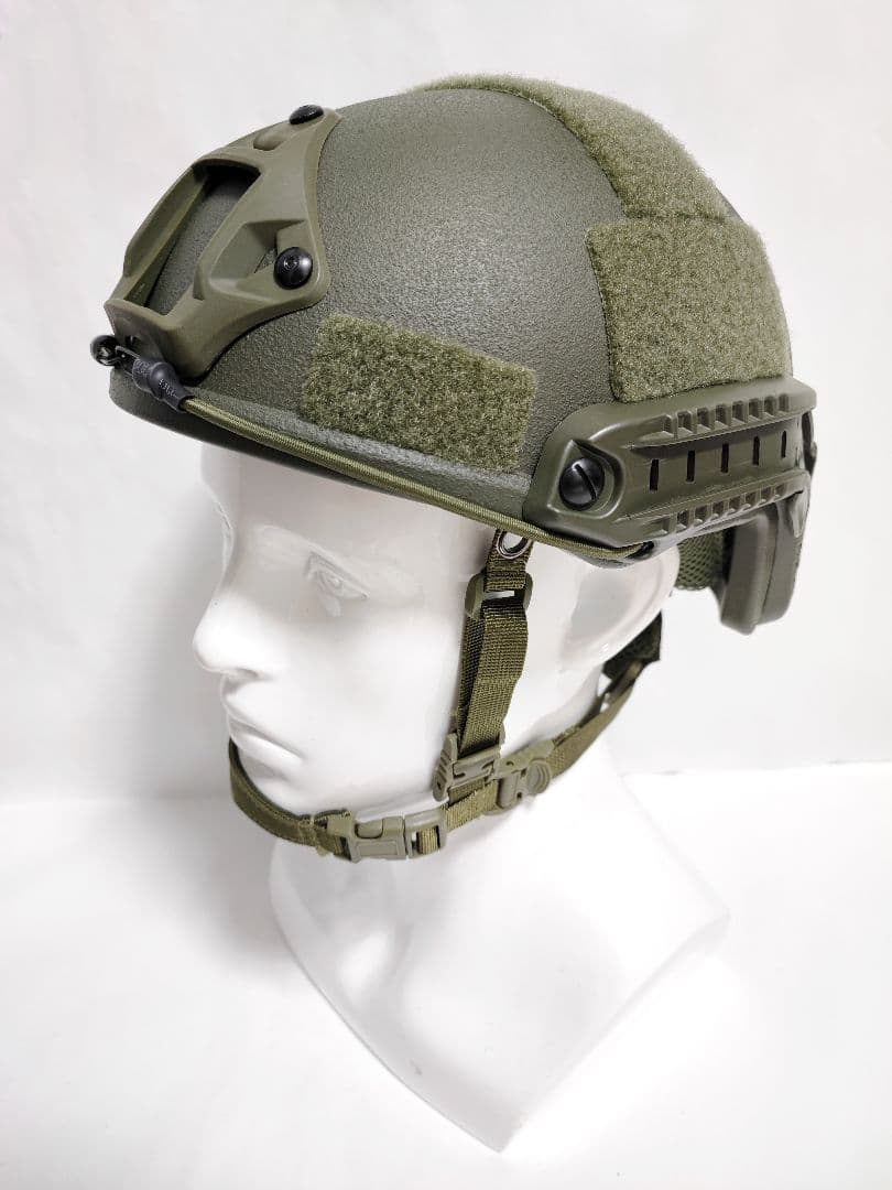 NIJ IIIA レベル3A 防弾ヘルメット OD 55～62cm 新品未使用