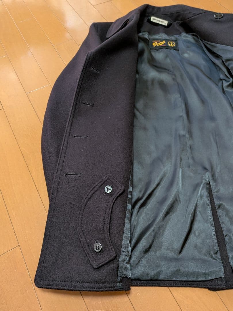 Gloverall CHURCHILL ネイビー ピーコート