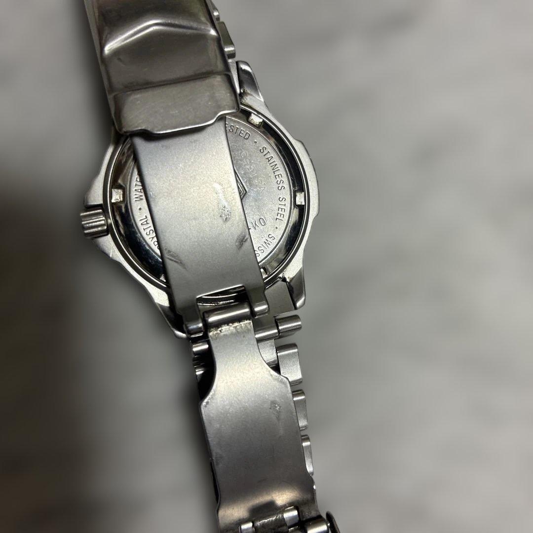 TAG Heuer クォーツ腕時計 シルバー文字盤　稼働中