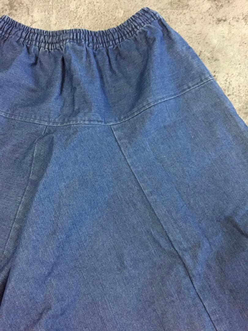 【美品】【特注一点物】デニムサルエルパンツ 古着ビンテージ韓国y2kグランジ