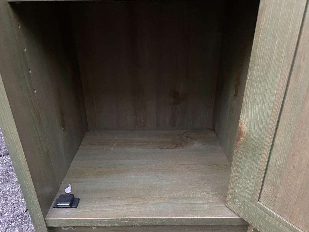 ★状態〇★ 北欧調 パステルグリーン ウッドチェスト 木製 引出 箪笥 タンス