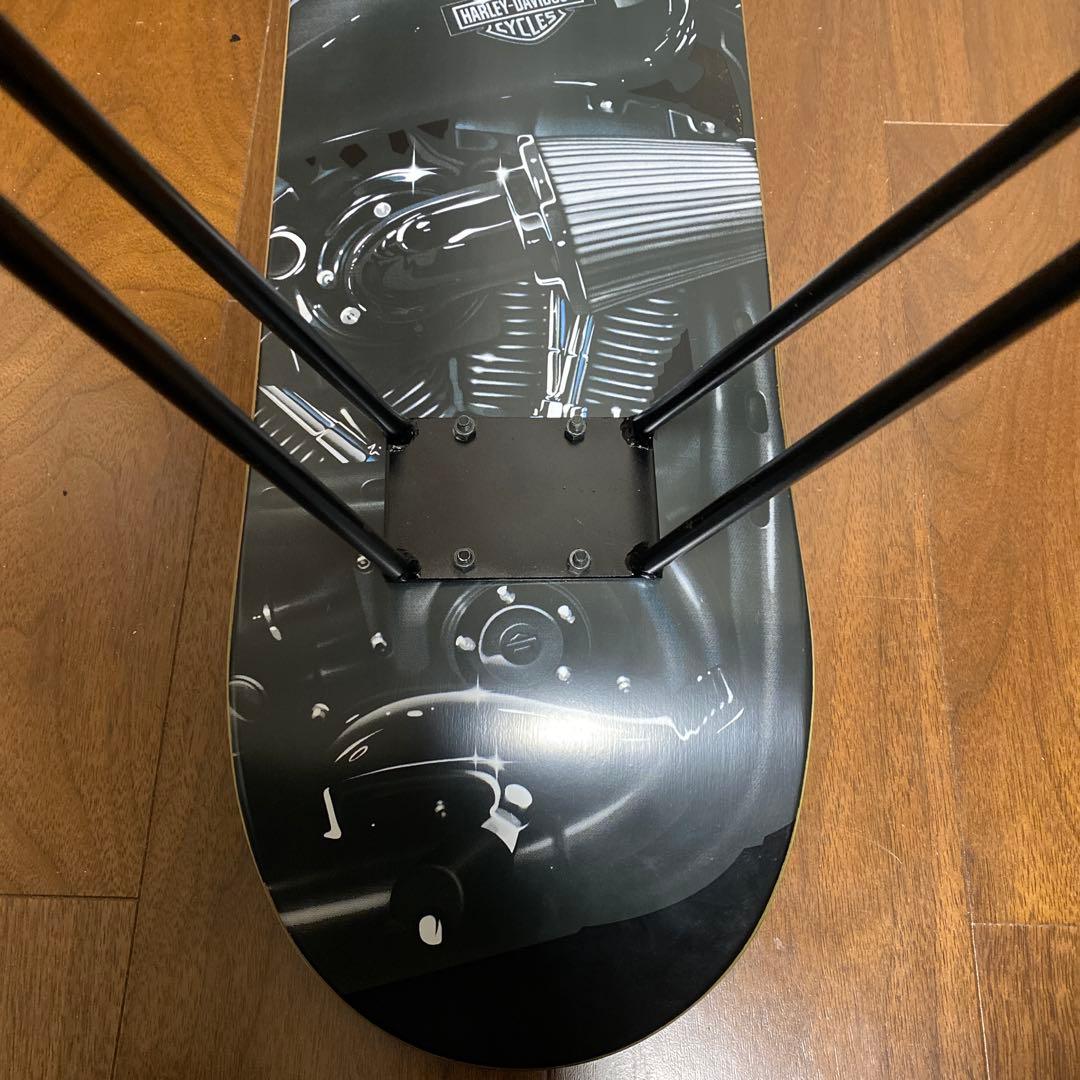極美品　Harley-Davidson スケートボード　デッキ　テーブル