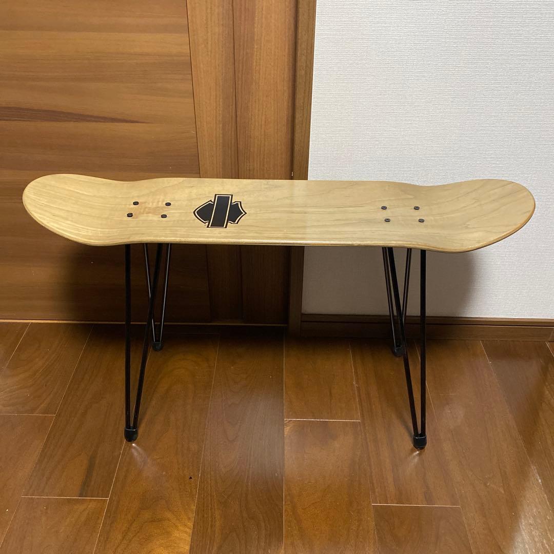 極美品　Harley-Davidson スケートボード　デッキ　テーブル
