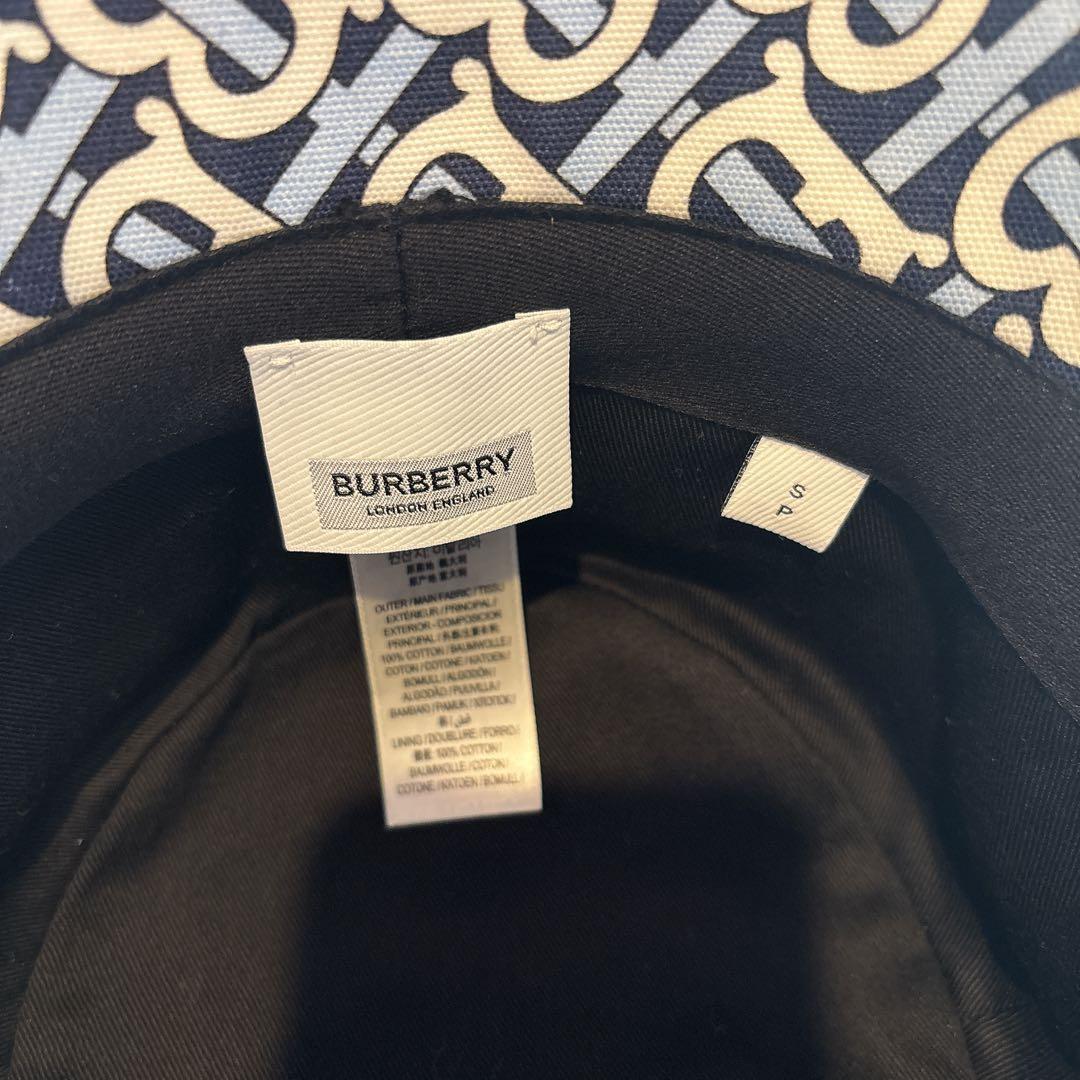 BURBERRY バーバリー TBモノグラム バケットハット　Sサイズ