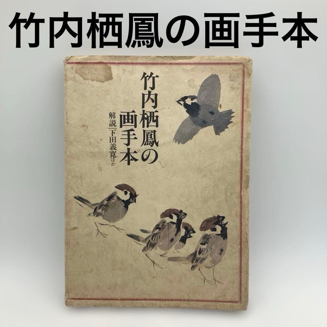 絶版 希少 竹内栖鳳の画手本 解説 下田義寛ほか 1978年グラフィック社