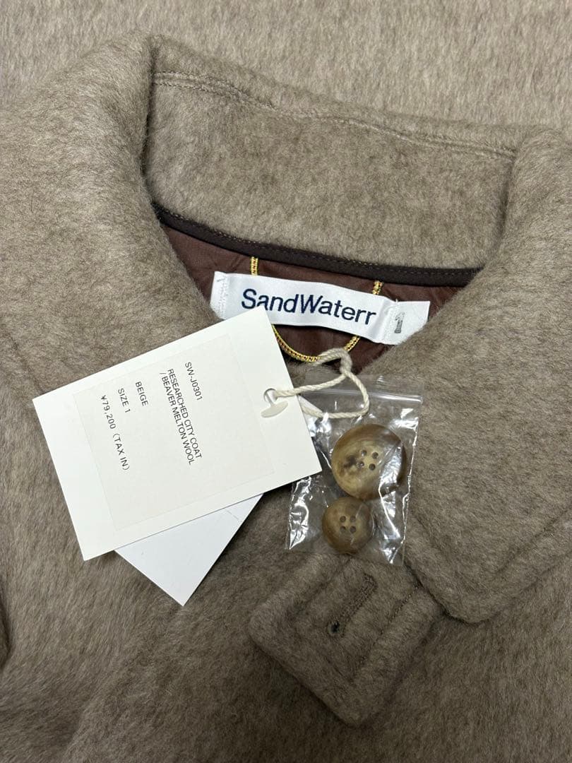 新品　SandWaterr RESEARCHED CITY COAT ウール